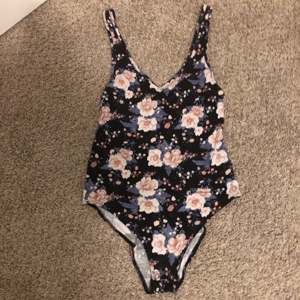 AEO floral bodysuit